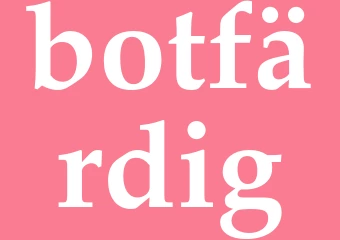 Synonym botfärdig