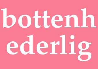 Synonym bottenhederlig