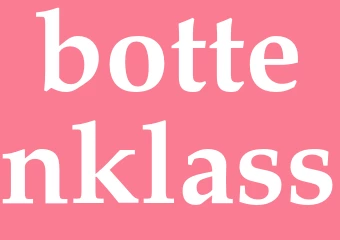 Synonym bottenklass