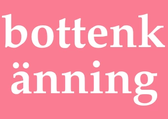 Synonym bottenkänning