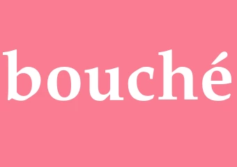 Synonym bouché