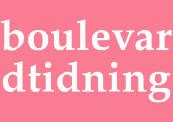 Synonym boulevardtidning