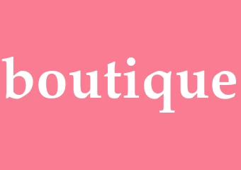 Synonym boutique