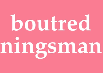 Synonym boutredningsman