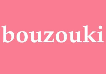 Synonym bouzouki