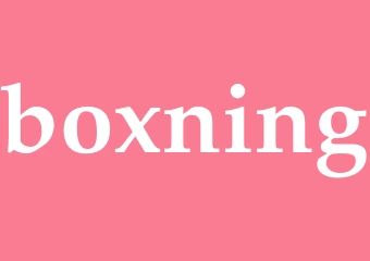 Synonym boxning