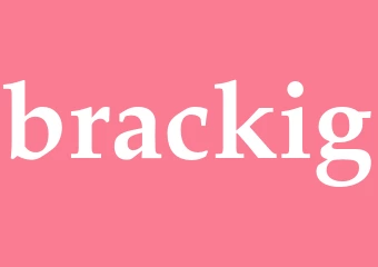 Synonym brackig