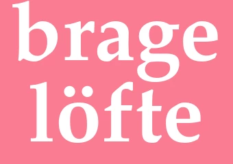 Synonym bragelöfte