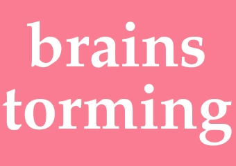 Synonym brainstorming