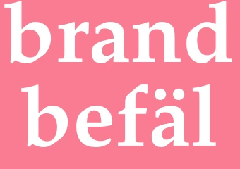 Synonym brandbefäl
