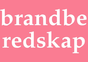 Synonym brandberedskap