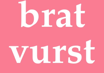 Synonym bratvurst