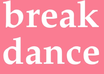 Synonym breakdance