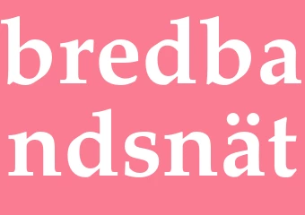 Synonym bredbandsnät