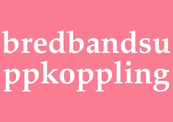 Synonym bredbandsuppkoppling