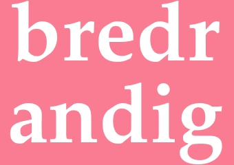 Synonym bredrandig