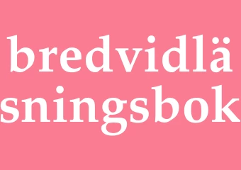 Synonym bredvidläsningsbok