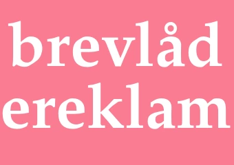 Synonym brevlådereklam