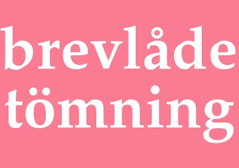 Synonym brevlådetömning