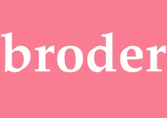 Synonym broder