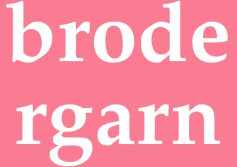 Synonym brodergarn