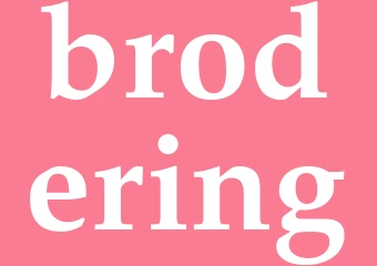 Synonym brodering