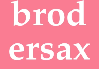 Synonym brodersax