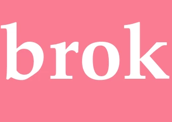 Synonym brok