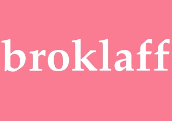 Synonym broklaff