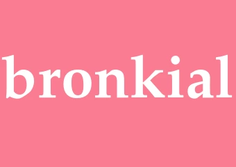 Synonym bronkial