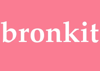 Synonym bronkit