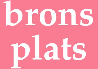 Synonym bronsplats