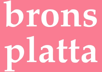Synonym bronsplatta