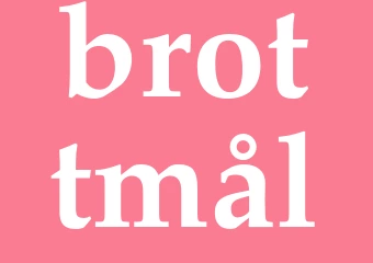 Synonym brottmål