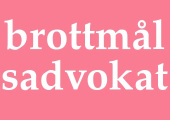 Synonym brottmålsadvokat
