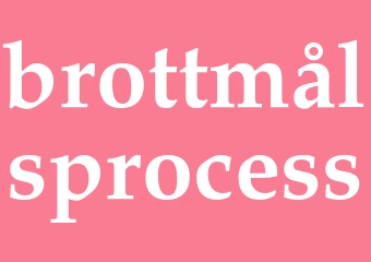 Synonym brottmålsprocess