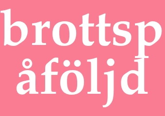 Synonym brottspåföljd