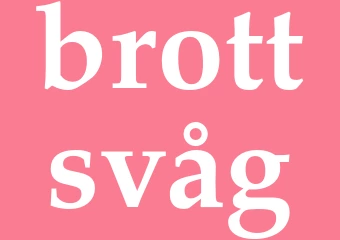 Synonym brottsvåg