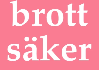 Synonym brottsäker