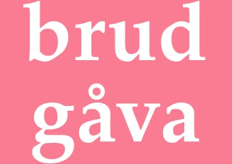 Synonym brudgåva