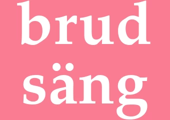 Synonym brudsäng