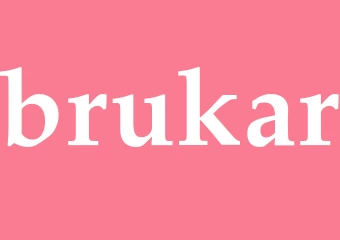 Synonym brukar