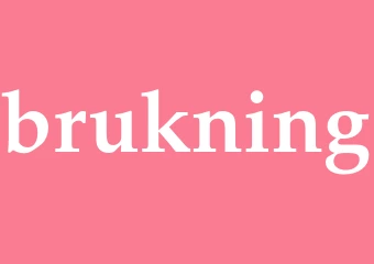 Synonym brukning
