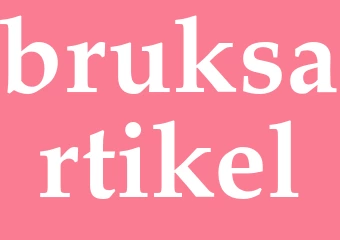 Synonym bruksartikel