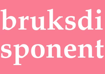 Synonym bruksdisponent