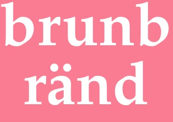 Synonym brunbränd