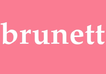Synonym brunett