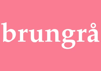 Synonym brungrå