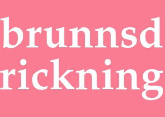 Synonym brunnsdrickning