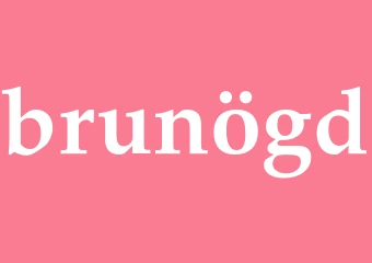 Synonym brunögd